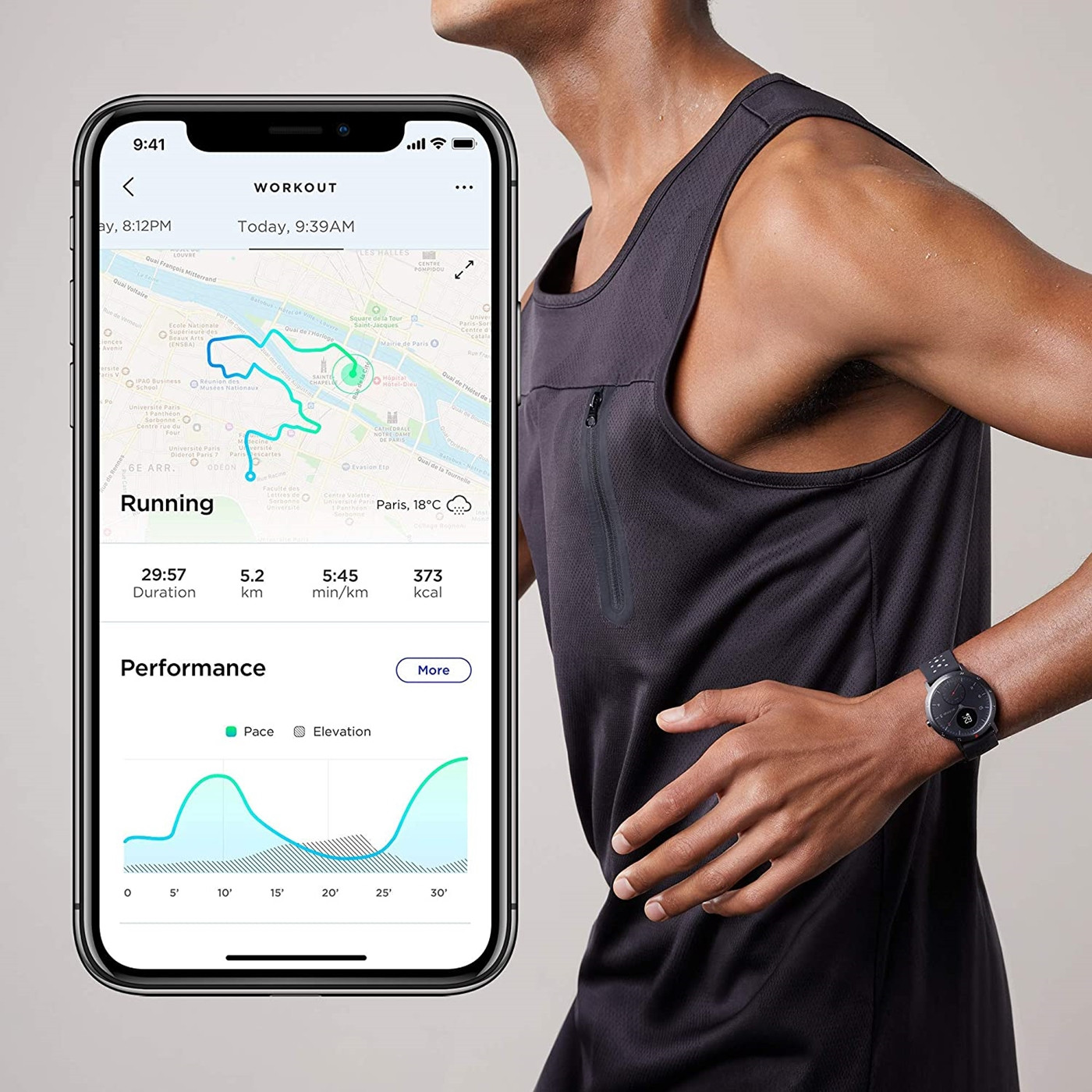 Steel hr sport deals white